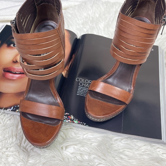 Vera Wang Lavender Label Izzy Tobacco Brown Stiletto Pumps Sz 7 Made in Italy - Picture 6 of 16